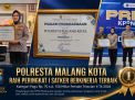 Polresta Malang Kota Raih Peringkat I Satker Berkinerja Terbaik dari KPPN Malang, Bukti Pengelolaan Anggaran Transparan dan Akuntabel