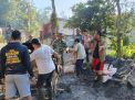 Kebersamaan Satgas TMMD dan Warga, Ringankan Pengerjaan Jalan Penghubung Watuduwur-Kalibawang
