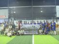 PWI Kalsel dan PWI Kalteng Berbagi Angka 5-5 dalam Laga Uji Tanding Mini Soccer