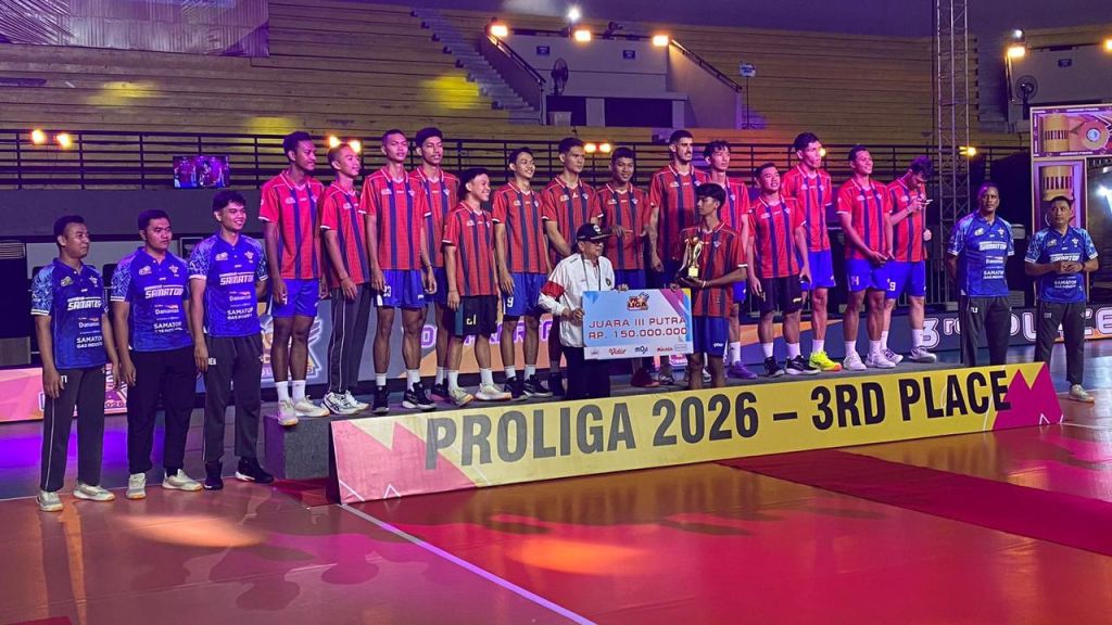 Samator Sabet Peringkat Tiga Proliga 2026 Usai Tundukkan Garuda Jaya 3-0
