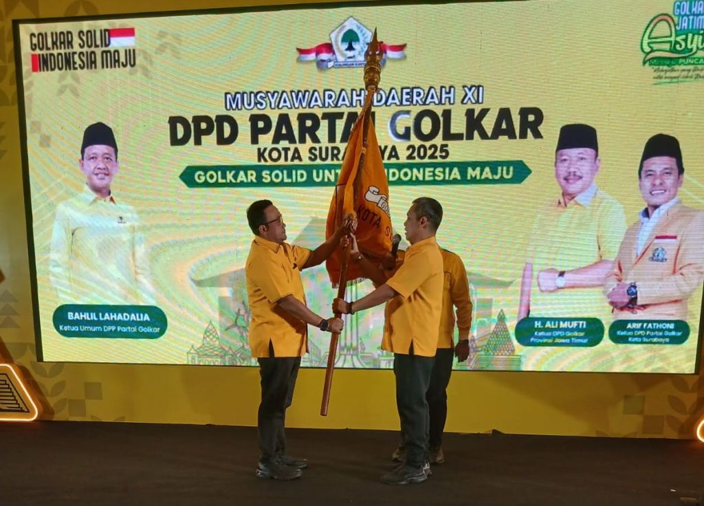 Akmarawita Kadir Terpilih Jadi Ketua Golkar Surabaya, Berikut Gebrakan yang Disiapkan