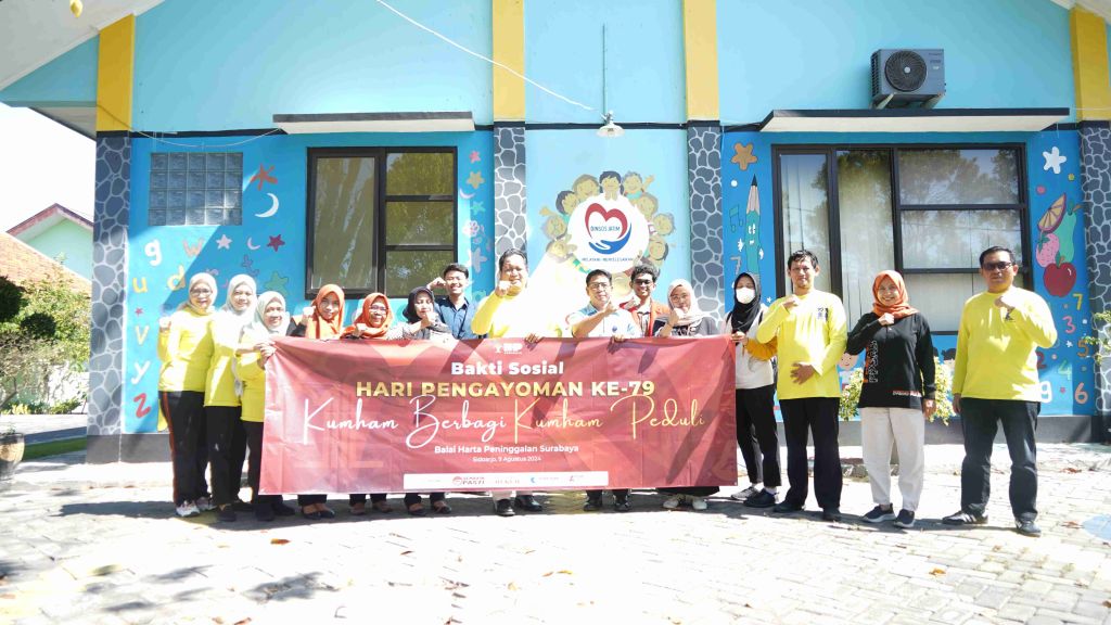 Hari Pengayoman Ke-79, BHP Surabaya Berbagi Keceriaan