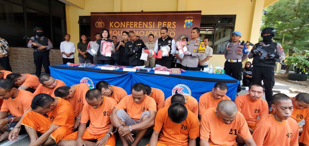 Narkoba Senilai Ratusan Juta Disita di Mojokerto saat Operasi Tumpas Semeru