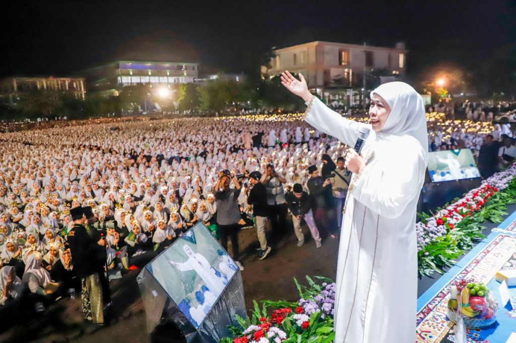 Khofifah Sebut Pesantren Benteng Moral Bangsa, Genggong Jadi Inspirasi Generasi Santri