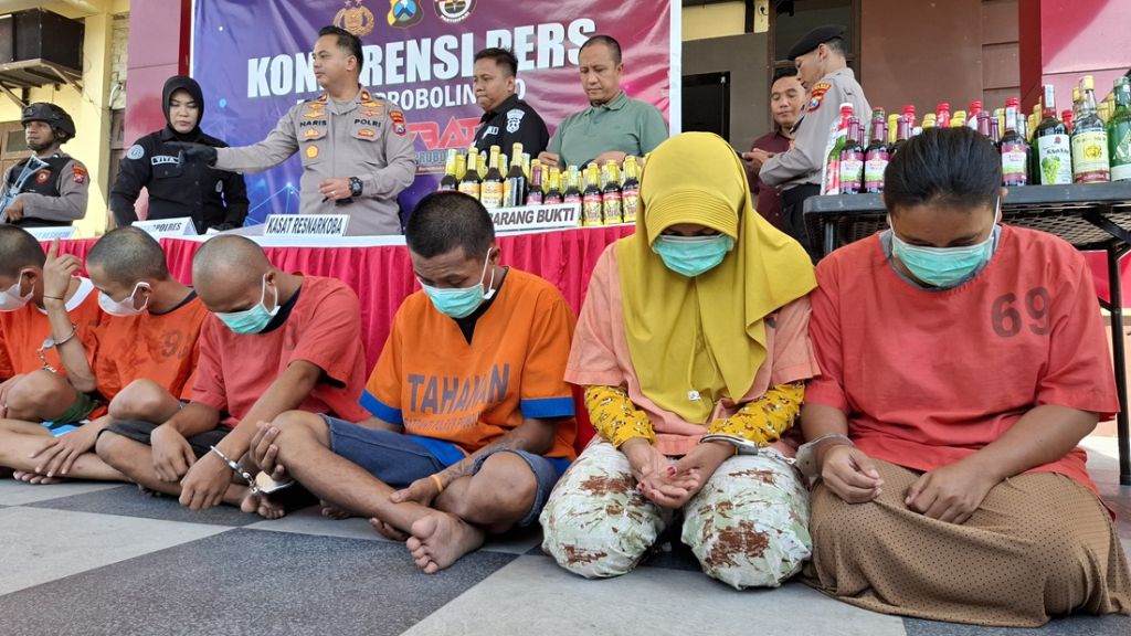 Hasil Ungkap Narkoba, Okerbaya dan Miras Dibeber Polres Probolinggo