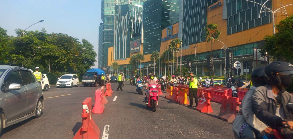 Akses Masuk Kota Surabaya Disekat saat Malam Tahun Baru, Catat Lokasinya