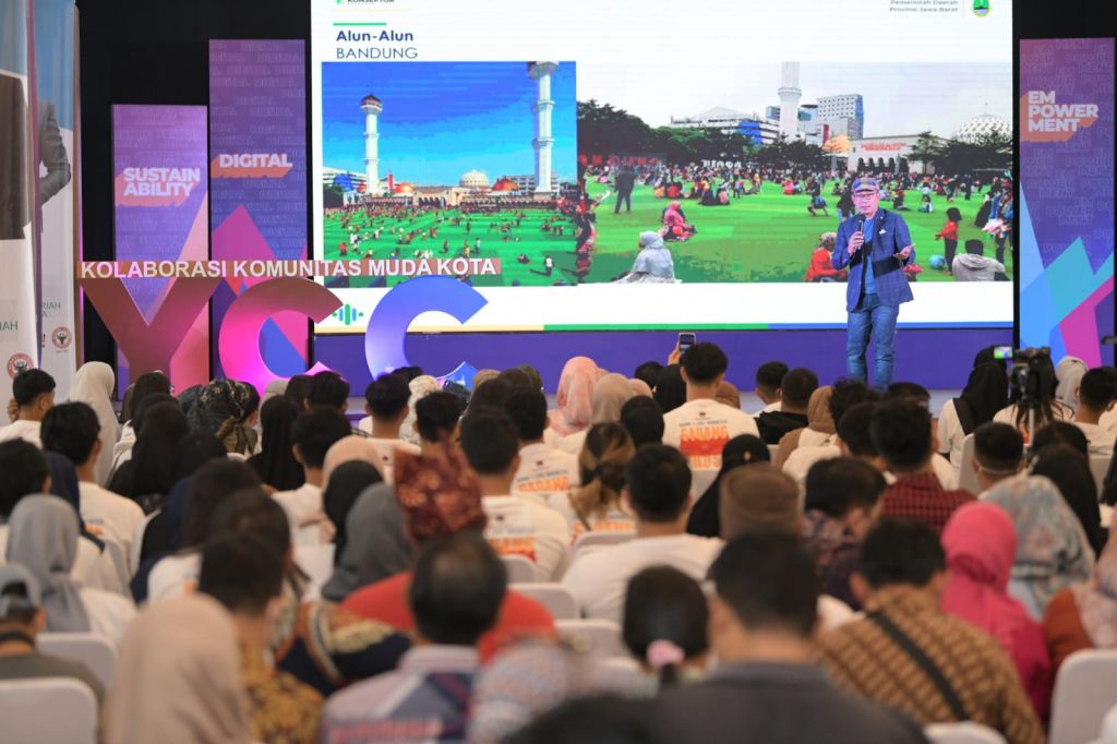 Jadi Pembicara Youth City Changers, Ridwan Kamil: Sediakan Ruang Publik untuk Pemuda