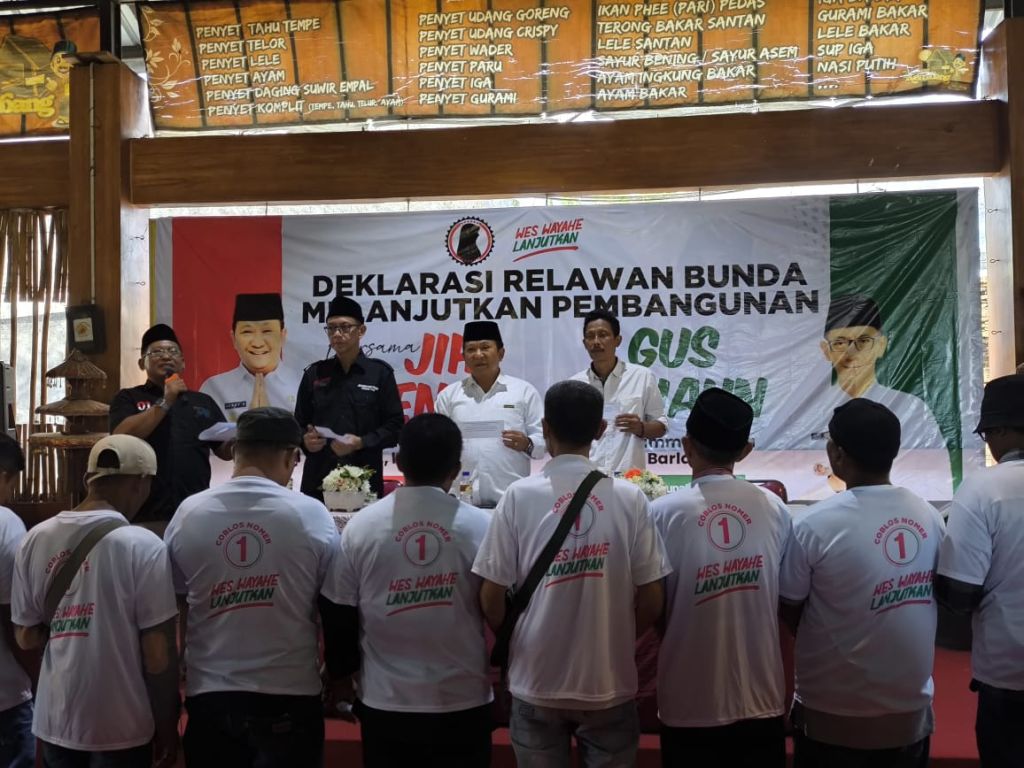 Relawan Faida Dukung Hendy-Gus Firjaun di Pilkada Jember 2024