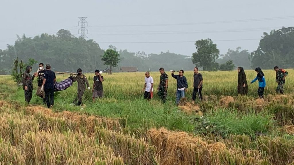 Mayat Pria Ditemukan dalam Sawah di Jember