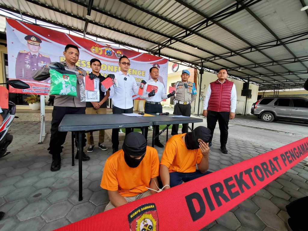 Dua Bandit asal Surabaya Curi Motor di Mojokerto, Hasilnya untuk Beli Sabu