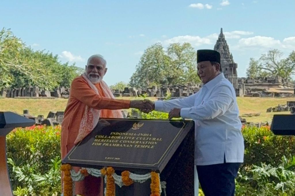 Indonesia-India Perkuat Kerja Sama, Prabowo dan Modi Targetkan Restorasi Prambanan Rampung Sebelum 2029