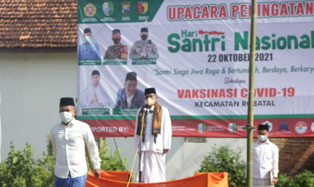 Ratusan Santri dan Katar Robatal Peringati HSN 2021