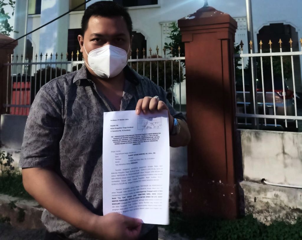 Tergugat Ngaku Bertemu Oknum Hakim, Penggugat Albert Ajukan Permohonan Pengawasan