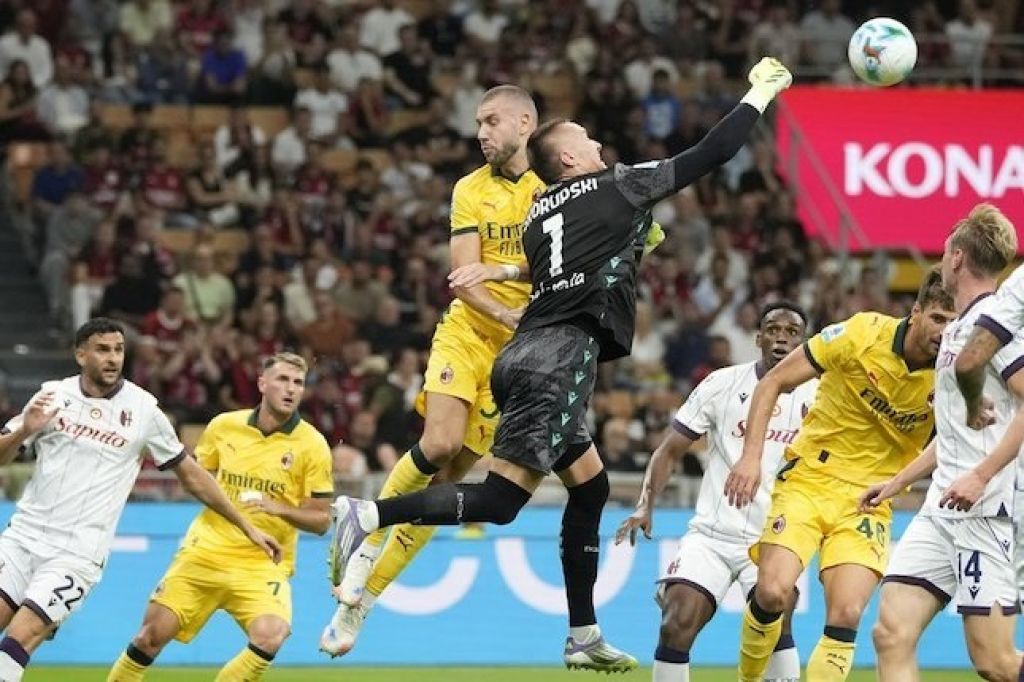 Gol Modric Antar AC Milan Tundukkan Bologna, Allegri Dikartu Merah di San Siro