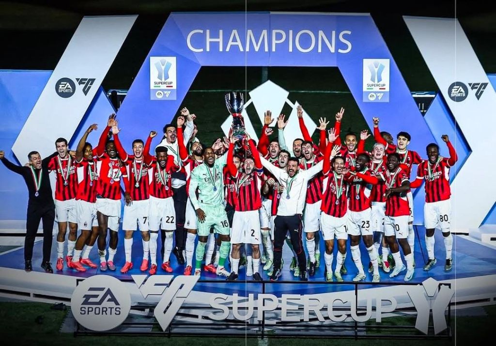 AC Milan Juara Piala Super Italia Usai Menang Dramatis atas Inter