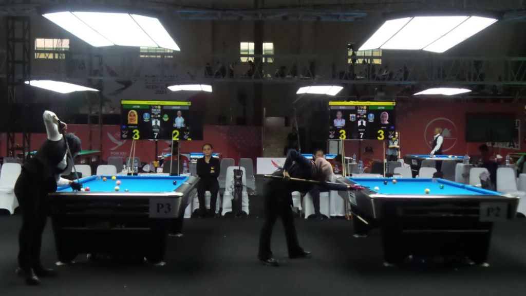 PON XXI 2024, 2 Atlet Biliar Putri Jatim Melaju ke Semifinal