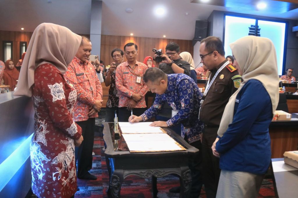 Bupati Mojokerto Tekankan Kepatuhan Perusahan Daftarkan BPJS Para Pekerja