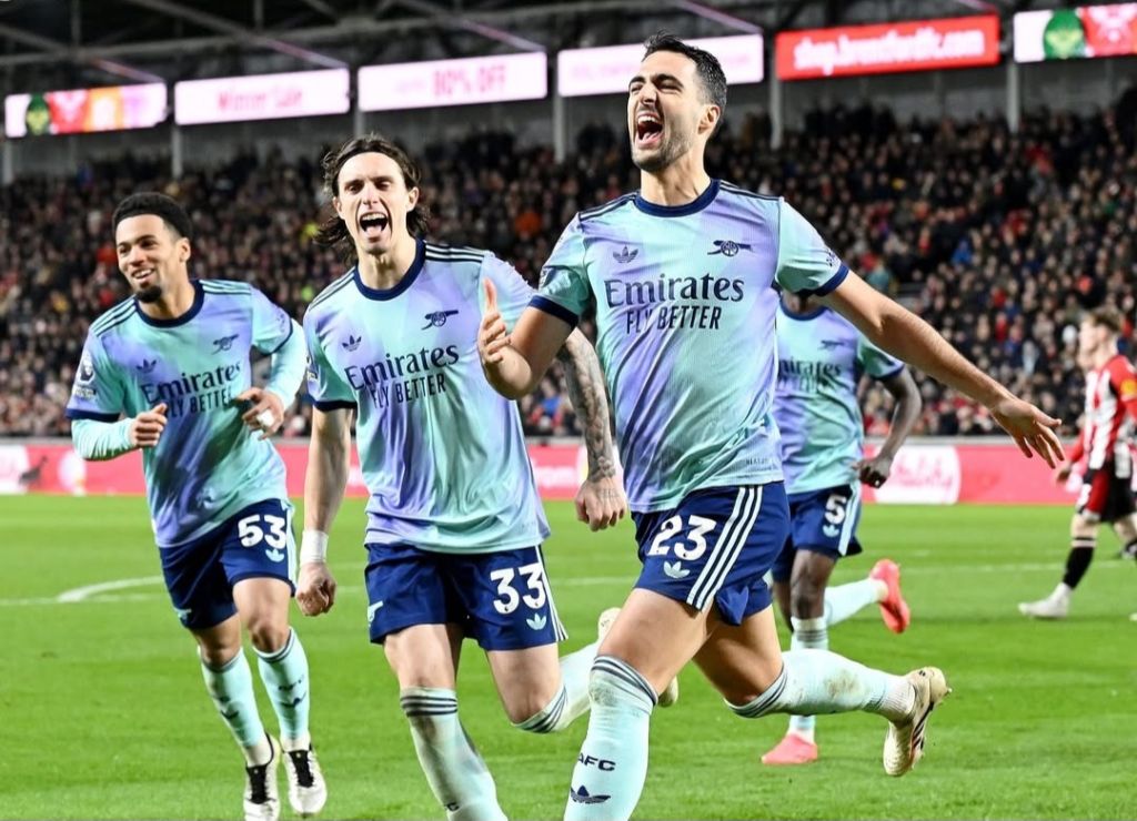 Hasil Liga Inggris, Brentford vs Arsenal 1-3