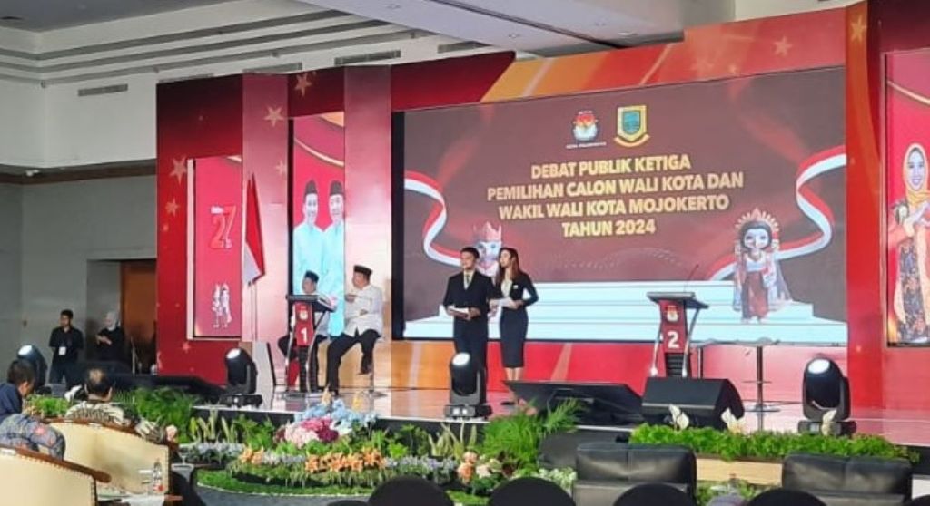 Ning Ita-Cak Sandi Tolak Ikut Debat Terakhir Pilwali Mojokerto, KPU Sebut tetap Sah