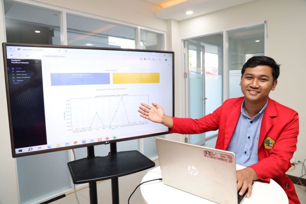 Mahasiswa Untag Surabaya Ciptakan Program Diagnosis Penyakit Diabetes