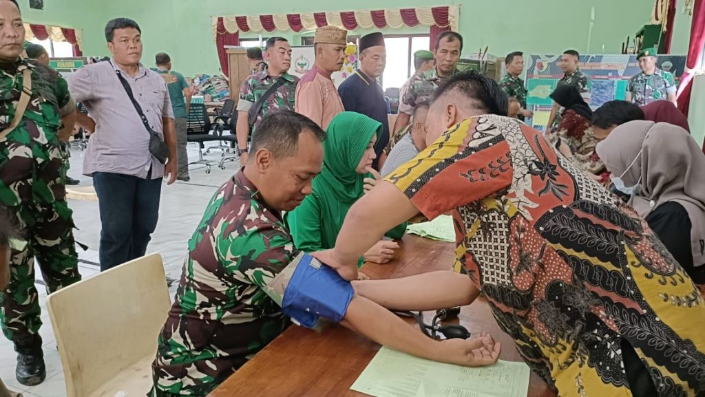 Peringati HUT Ke-79 TNI, Kodim 0829/Bangkalan Gelar Donor Darah