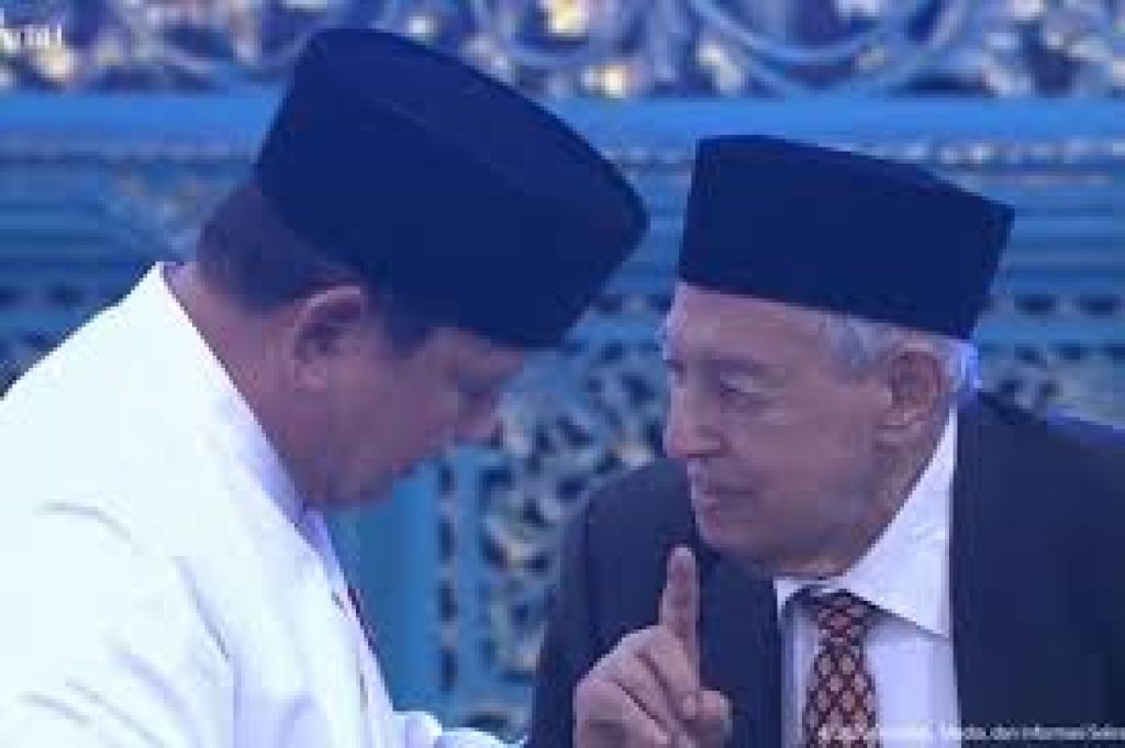 Quraish Shihab Doakan Presiden Prabowo di Peringatan Nuzulul Qur’an di Istana Negara