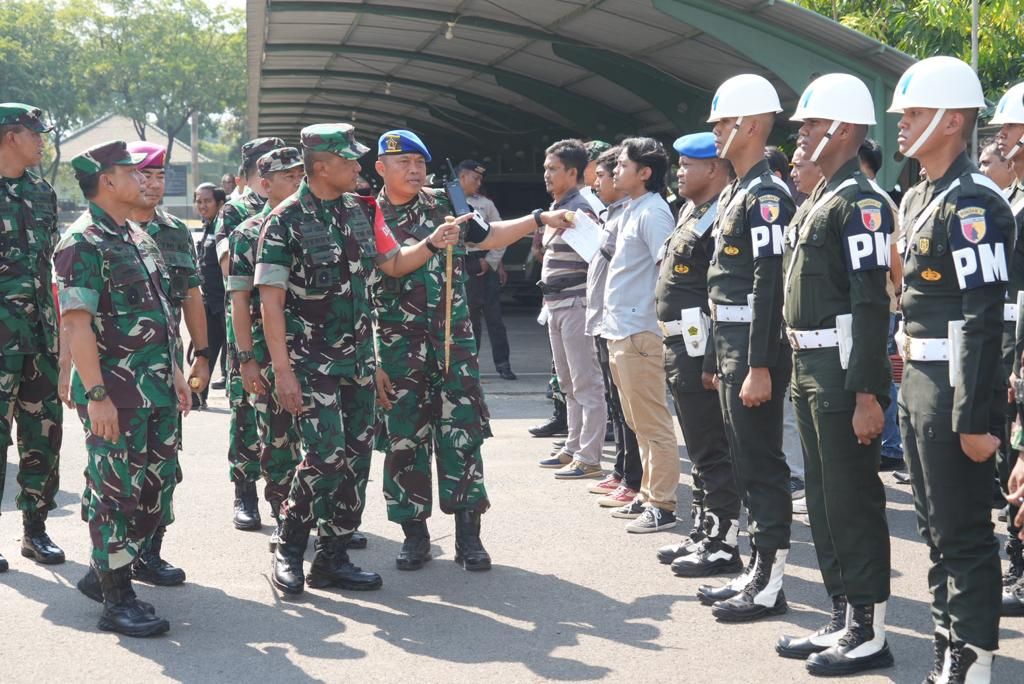Danrem 084/Bhaskara Jaya Pimpin Apel Gelar Pasukan Pengamanan VVIP