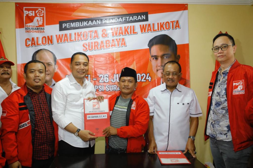 Eri Cahyadi Daftar ke PSI di Tengah Munculnya Spanduk 'Kaesang untuk Surabaya'