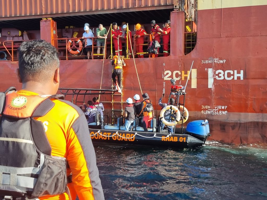 WNA Kru Kapal Berbendera Cyprus Kecelakaan Kerja di Bali, Tim SAR Turun Tangan