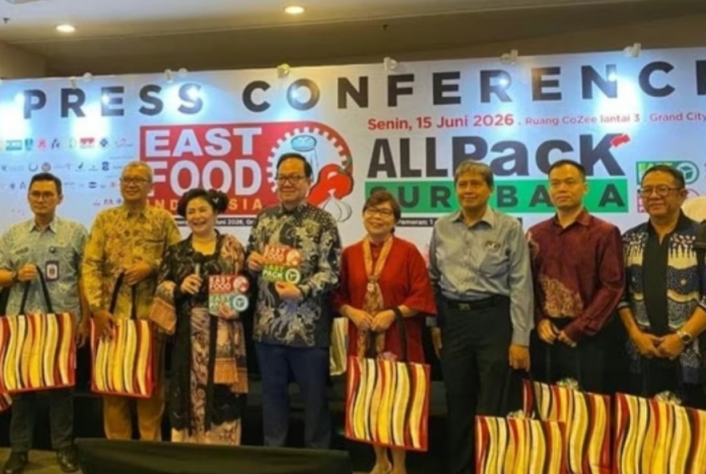 EastFood Indonesia Expo dan ALLPACK Surabaya 2026, Perkuat Industri Kemasan dan Pangan