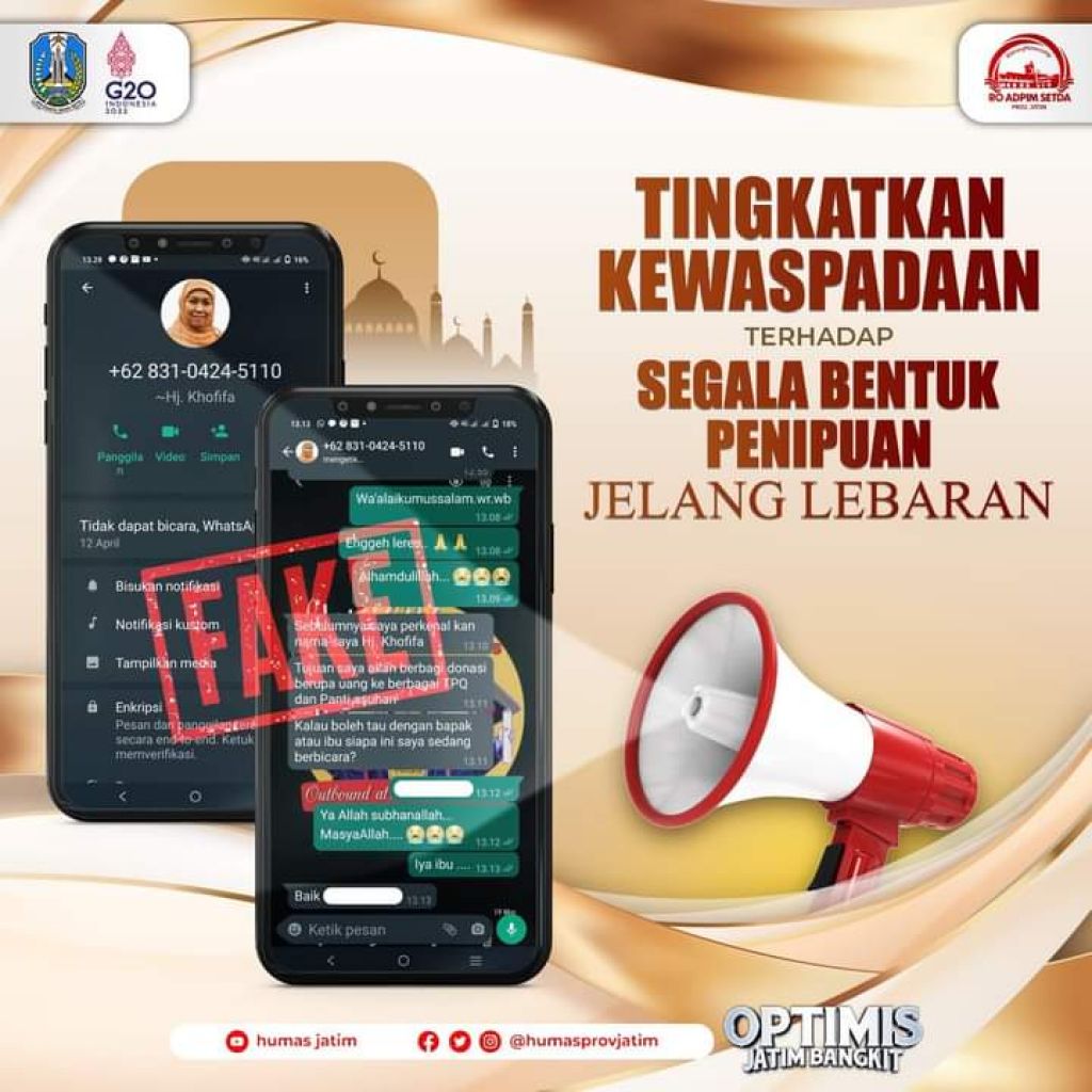 Khofifah Minta Masyarakat Waspada Modus Penipuan Amal - Sedekah