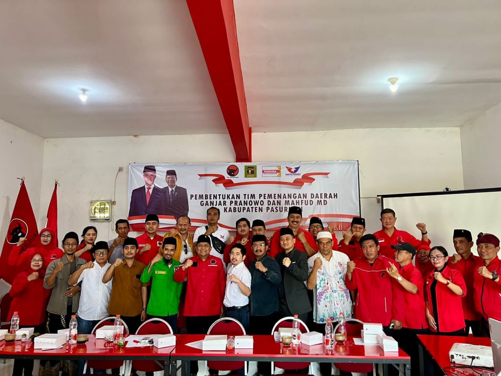Tim Pemenangan Kabupaten Pasuruan Targetkan Ganjar-Mahfud MD Peroleh 50 Persen Suara