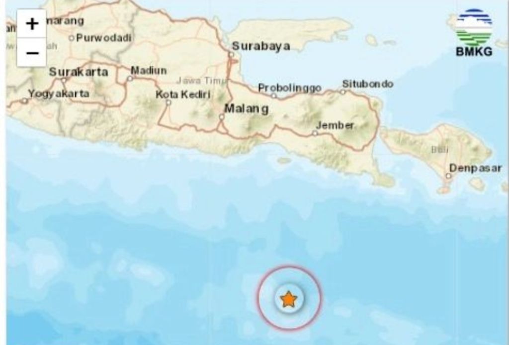 Gempa 4,1 Magnitudo Guncang Jember