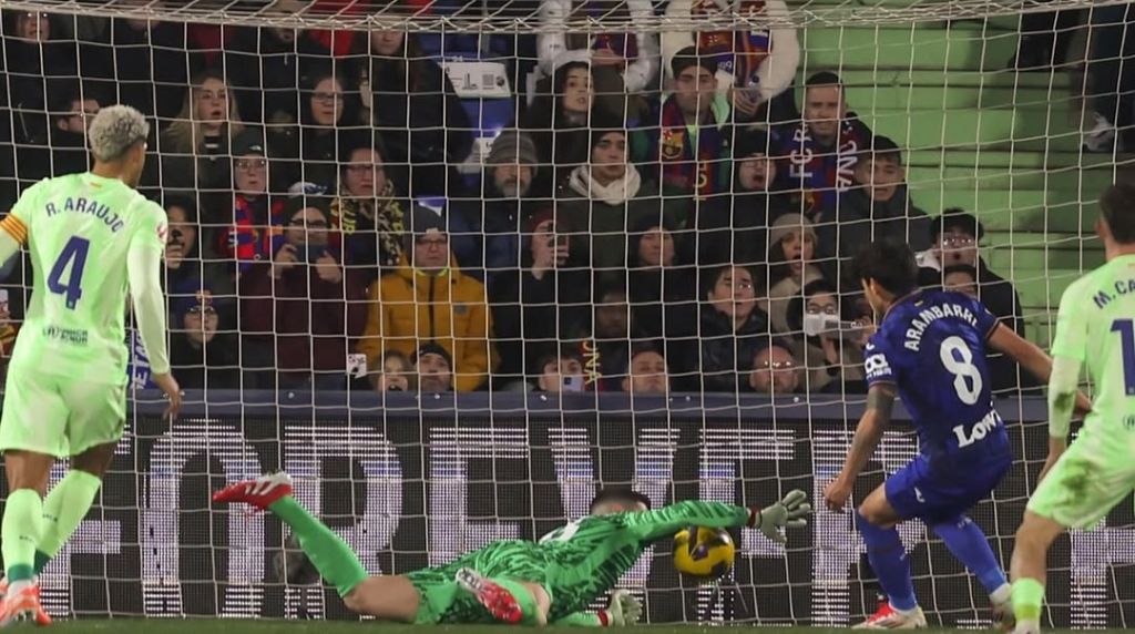 Hasil La Liga, Getafe Tahan Imbang Barcelona 1-1