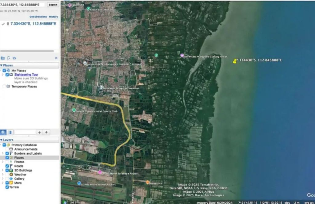 Dugaan Pelanggaran Serius di Balik Temuan HGB 565 Hektar Laut Surabaya