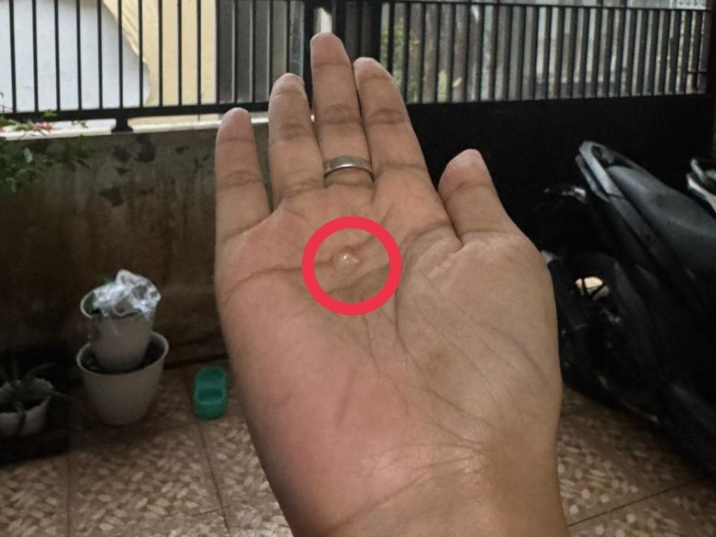 Fenomena Hujan Es Terjadi di Sidoarjo