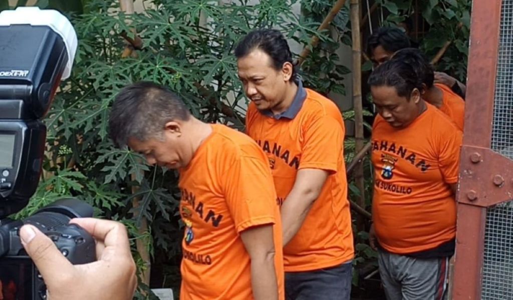 Komplotan Penggelapan 2 Motor Wartawan Surabaya Dikerangkeng
