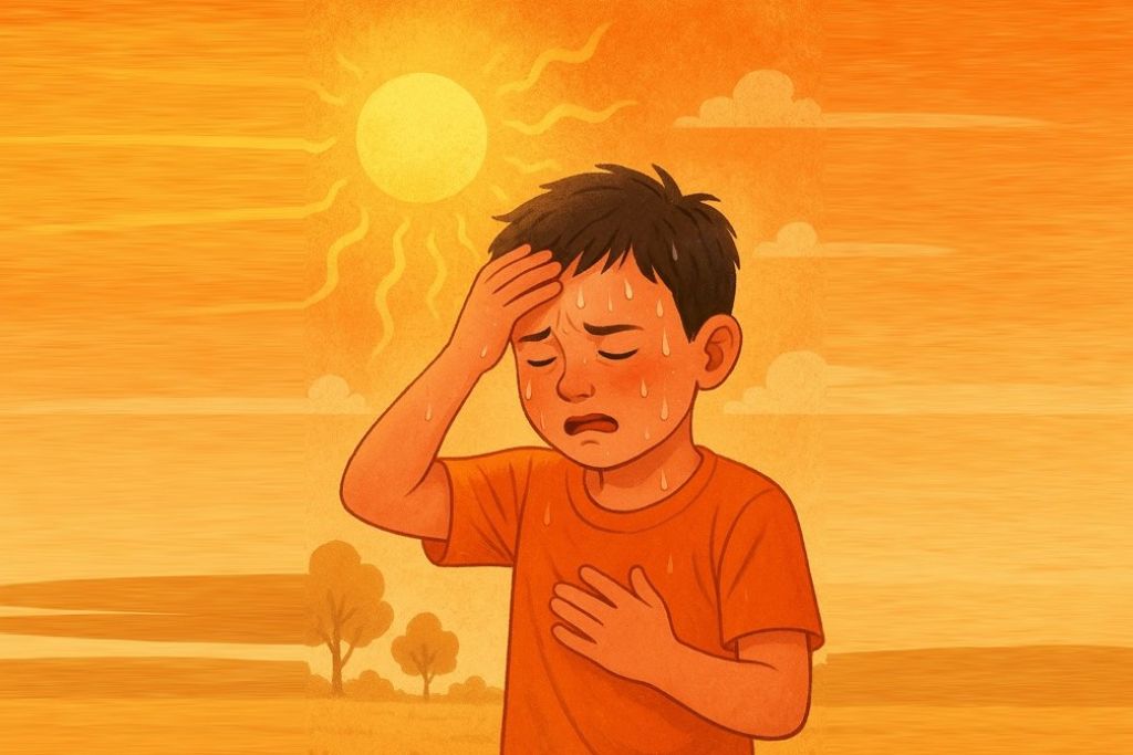 5 Tips Agar Anak Tetap Sehat Saat Suhu Panas Ekstrem