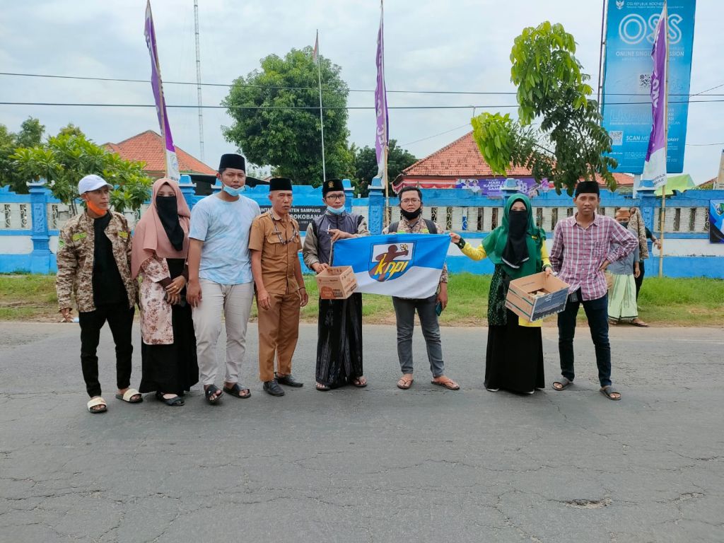 Peduli Korban Erupsi Semeru, KNPI Sokobanah Bersama Sejumlah OKP Lakukan Galang Dana