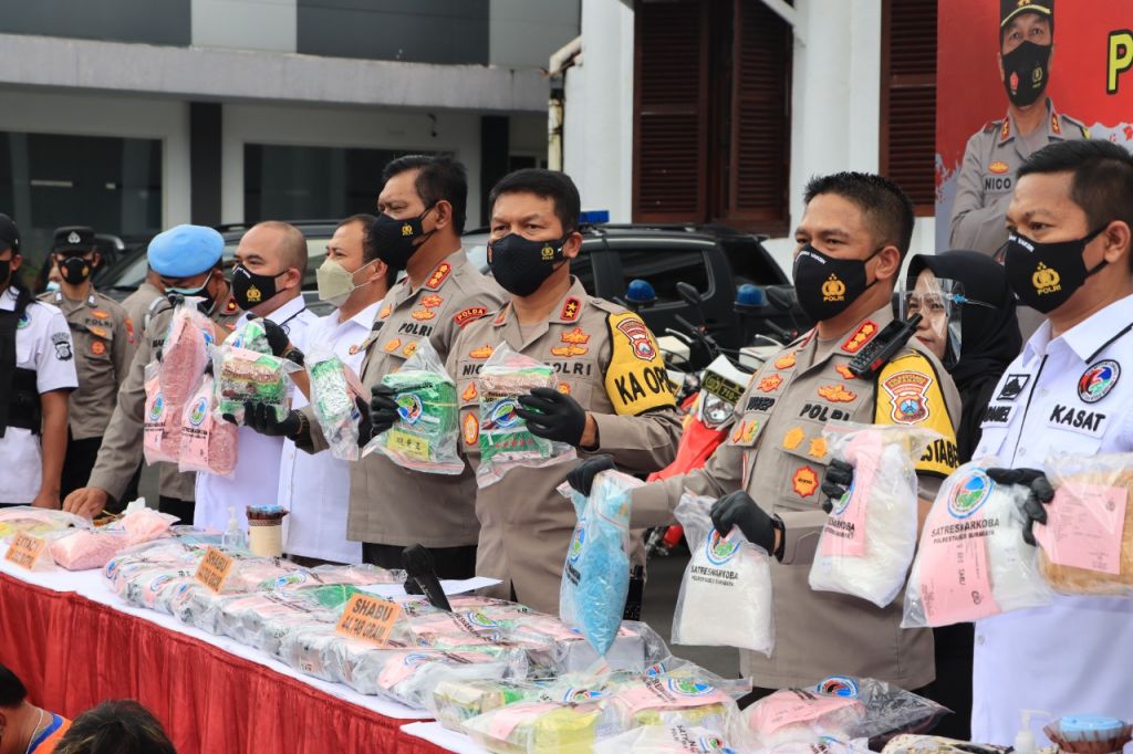 Penghujung Tahun, Polrestabes Surabaya Bekuk Jaringan Narkoba di Jatim