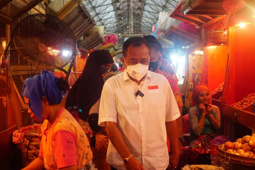 Pasar Pabean akan direvitalisasi, Wakil Walikota tinjau kondisi Pedagang