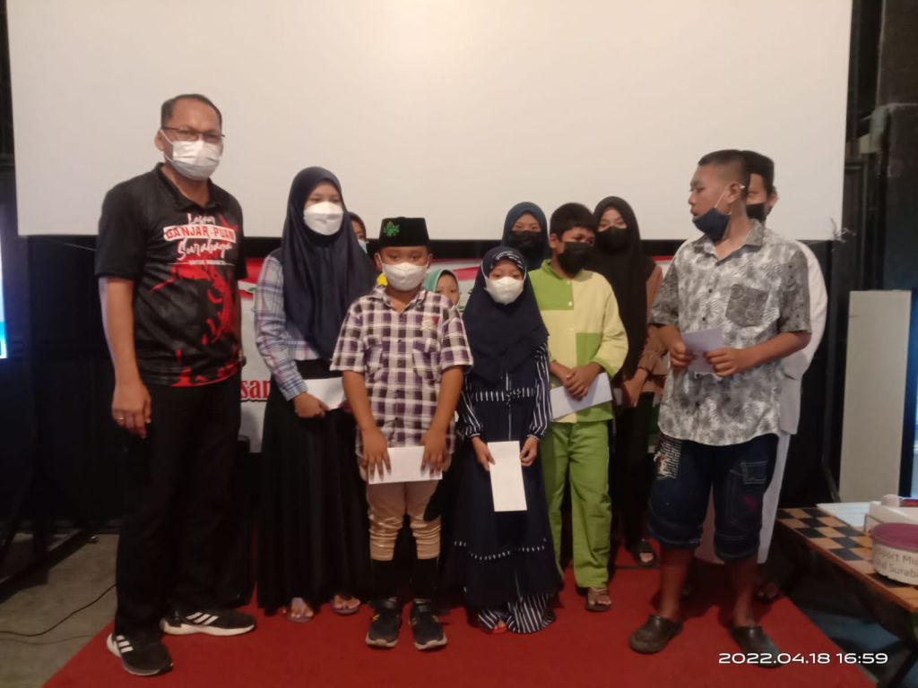 Laskar Ganjar-Puan, Gelar Buber, Santuni Yatim dan Berbagi Takjil