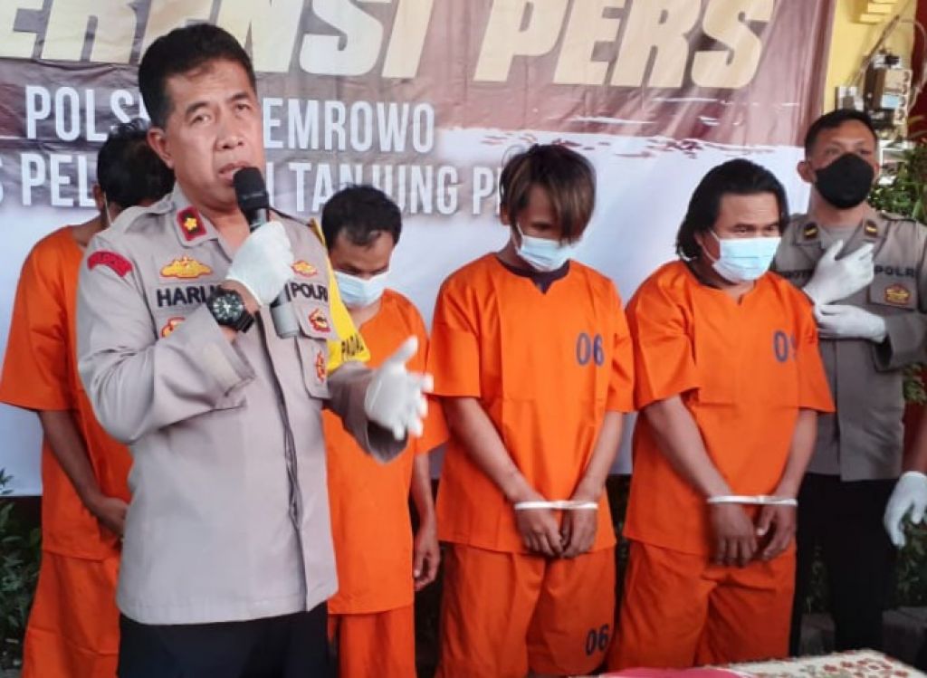 Ungkap Kejahatan 3C, Polsek Asemrowo Bekuk 5 Tersangka