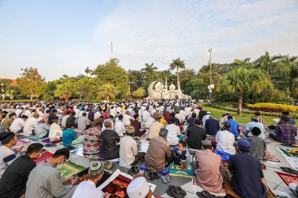 Salat Id Digelar di Taman Surya
