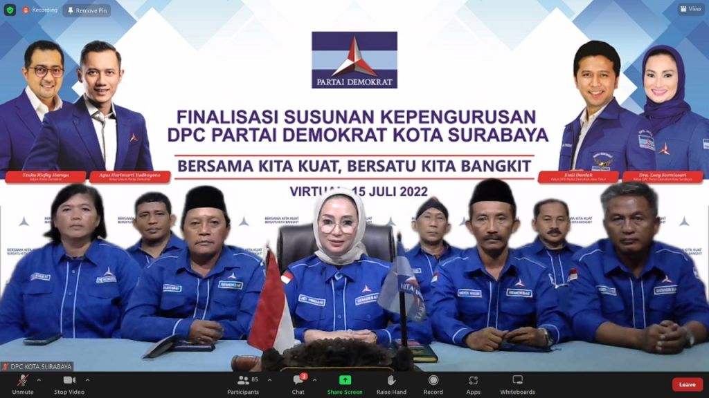 Lucy Kurniasari Pimpin Demokrat Surabaya Periode 2022 - 2027
