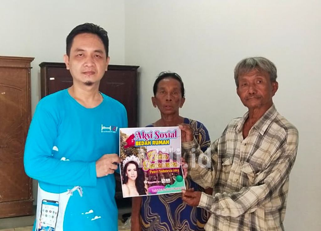 Puteri Indonesia 2014 dan Dua Komunitas Sosial, Bedah Rumah Tukang Becak