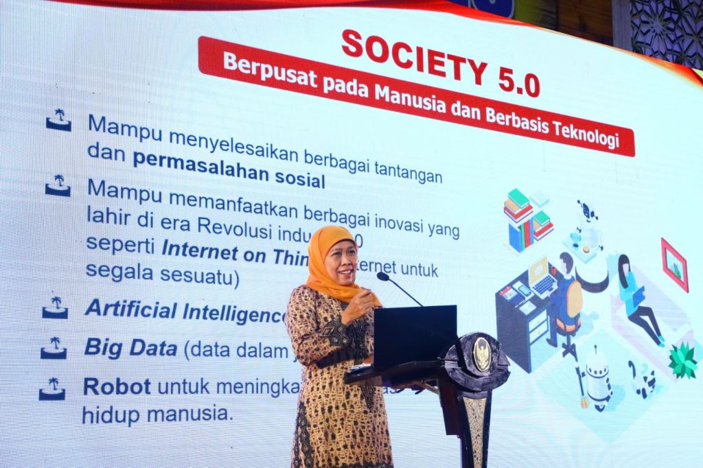 Malam Inagurasi LP Ma'arif NU, Khofifah Sebutkan 4 Tantangan Dunia Pendidikan