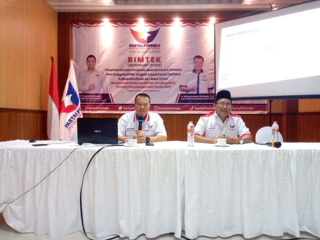 Menuju Verifikasi Faktual, Perindo Jatim Gelar Bimtek di Bangkalan