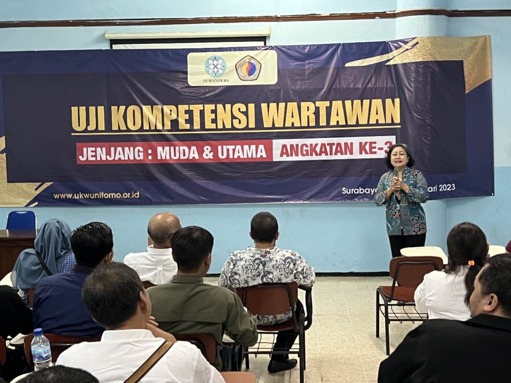 Unitomo Surabaya, Sukses Gelar Uji Kompentensi Wartawan Angkat 3