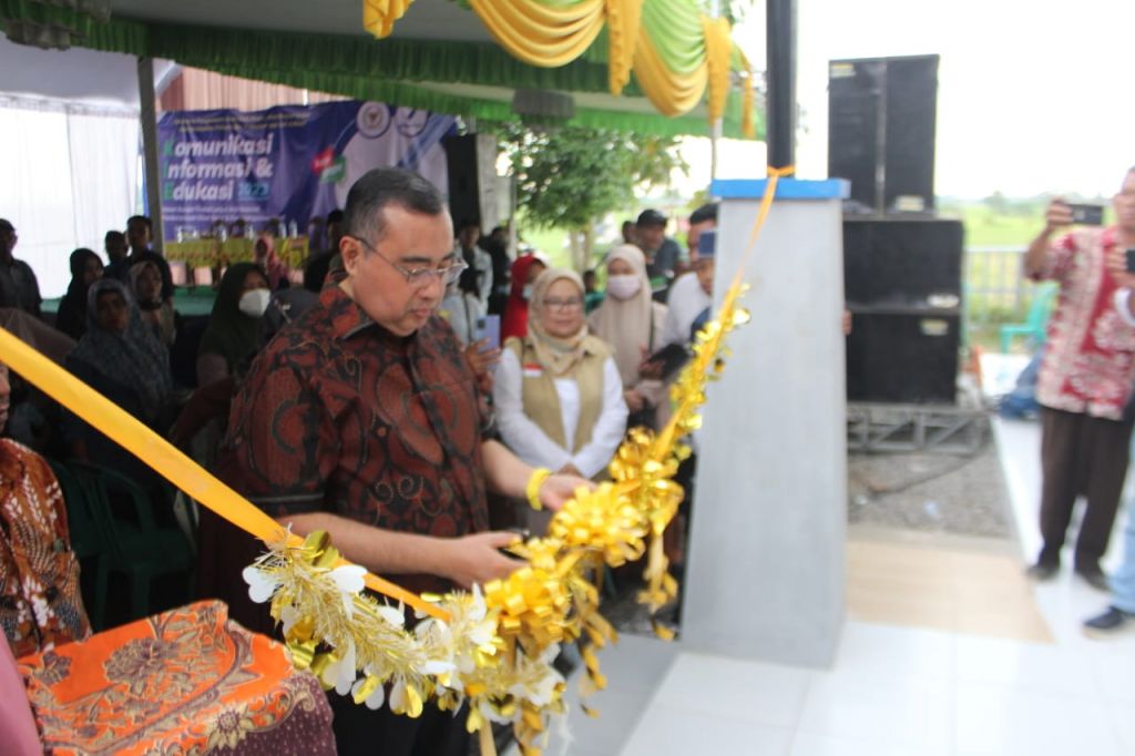 Resmikan Balai Latihan Kerja, Yahya Zaini juga Sosialisasi Pemberantasan Obat Ilegal